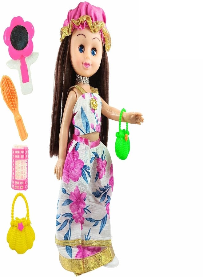 Ladli Blinking Eye Girl Doll Cool Dress Doll Toy for Kids 723 W&P I Love You (Multicolor) - Image 2